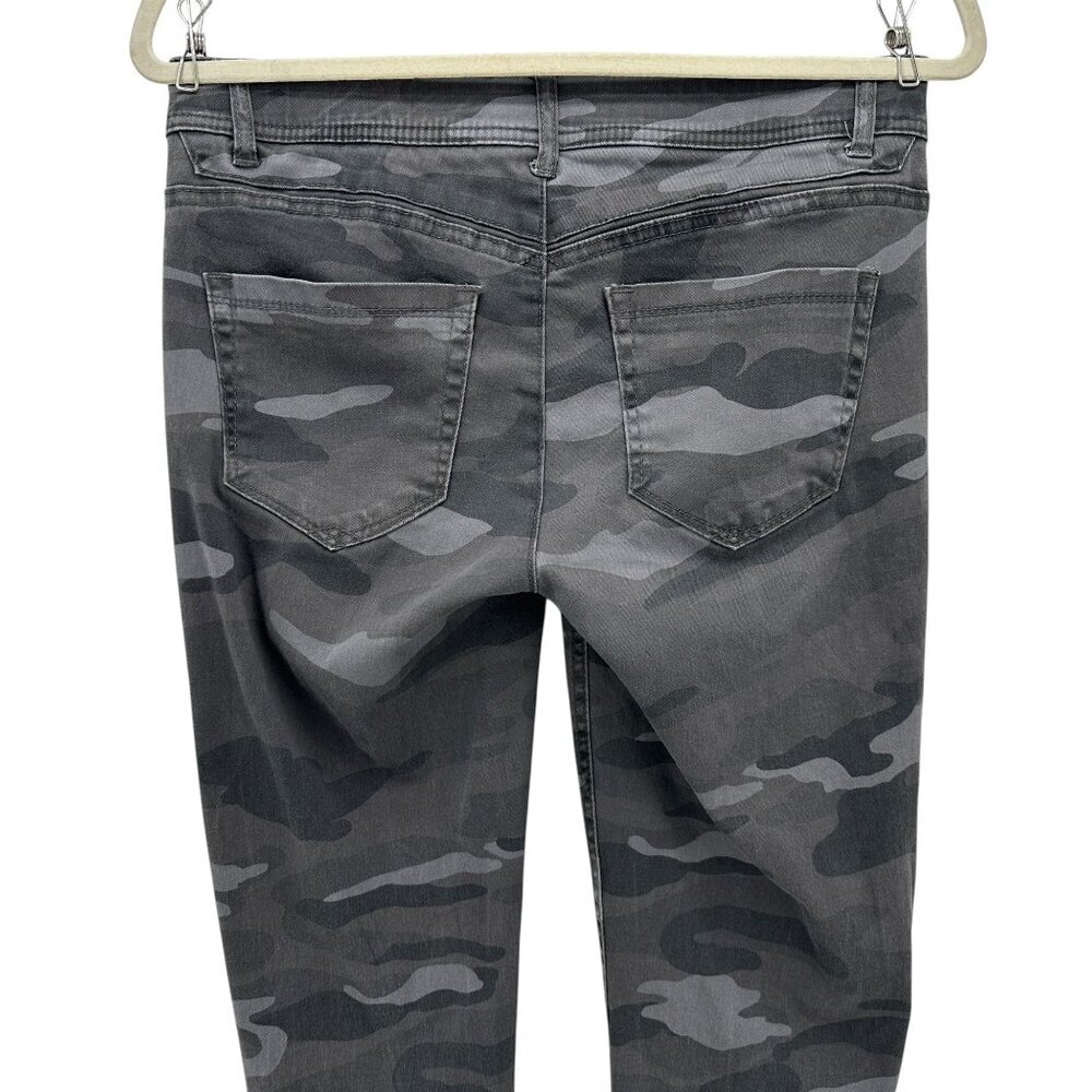 Democracy Womens 2 Jeans Pants Skinny Camouflage Gray Ab Solution - Picture 5 of 9